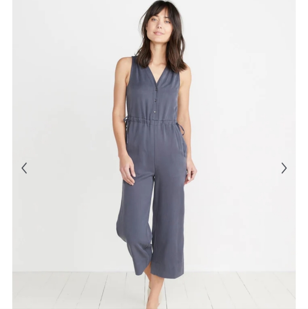 Marine Layer Gray Sleeveless Jumpsuit